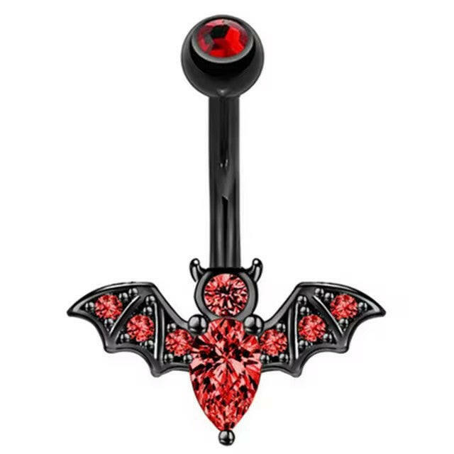 Creative Bat & Bee Navel Ring – Women's Body Piercing Jewelry.