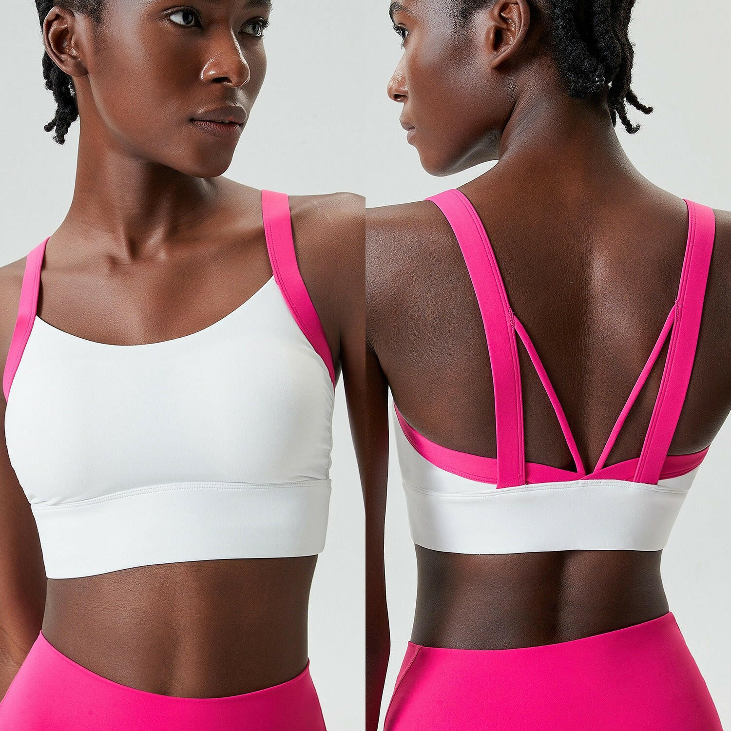 Sports bra, women's back, fitness vest, yoga bra.