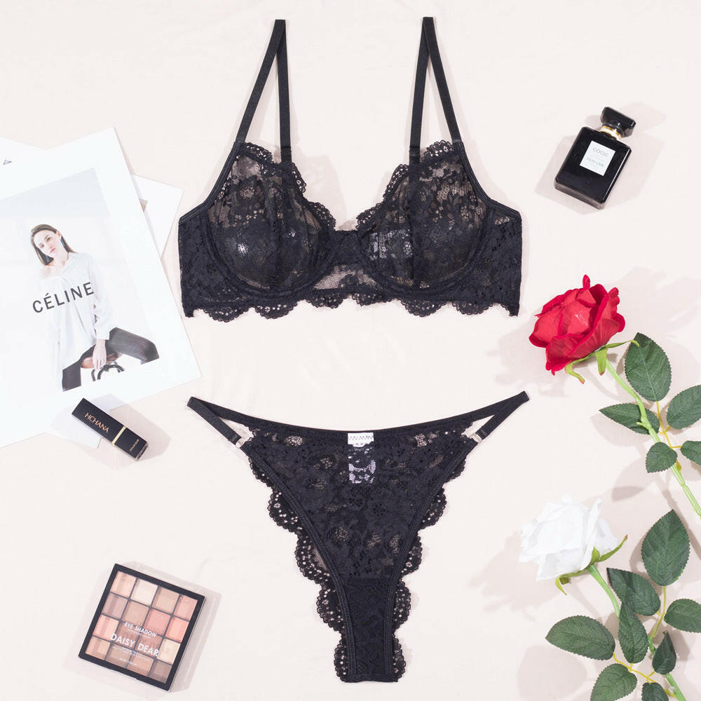 French Style Lace Lingerie Set.