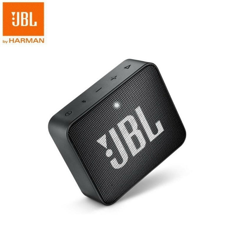 JBL Go 2 Mini Portable Wireless IPX7 Waterproof Bluetooth Speaker with Subwoofer Bass Effect.