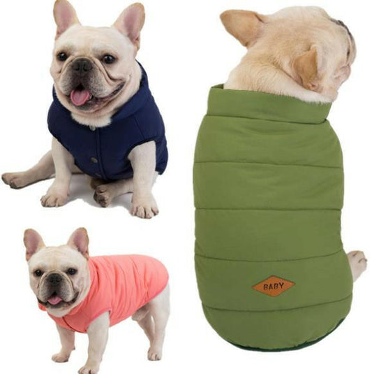 Dog Cotton Vest - Comfortable and Stylish for Bulldogs and Other Breeds.