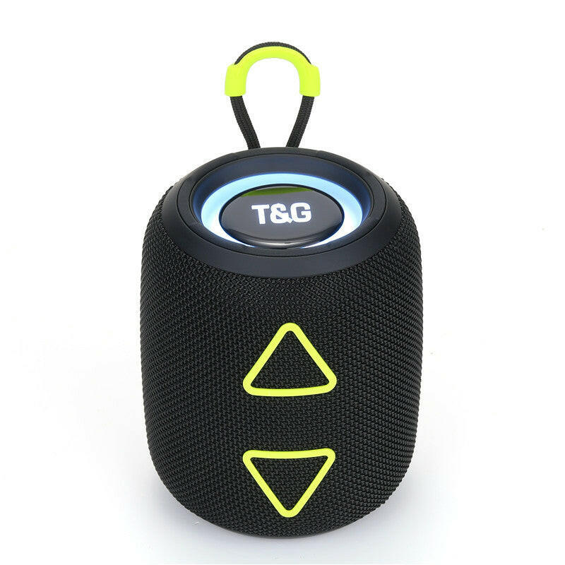 TG655 Portable Fabric Bluetooth Speaker – Mini Wireless Outdoor Subwoofer with LED Lights.