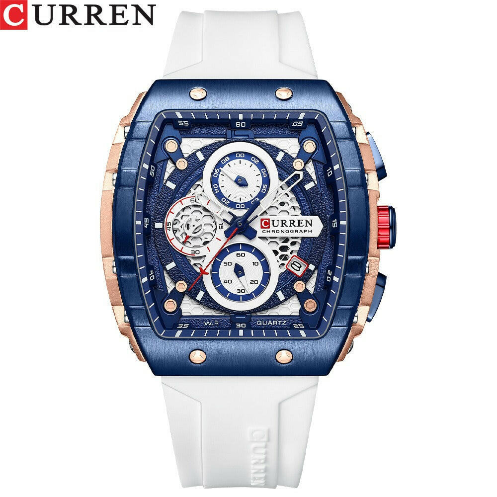 CURREN 8442 Men’s Waterproof Multifunctional Watch.