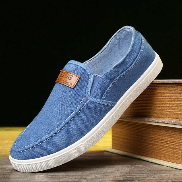 Men’s Summer Outdoor Canvas Flats.