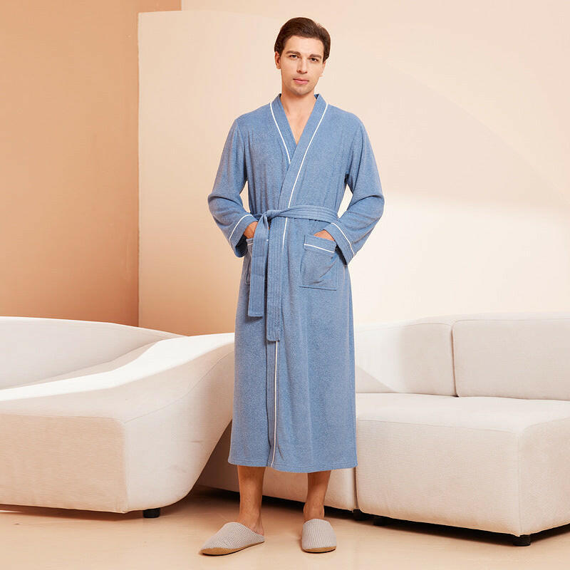 Men's and Women's Towel Fabric Bathrobe.