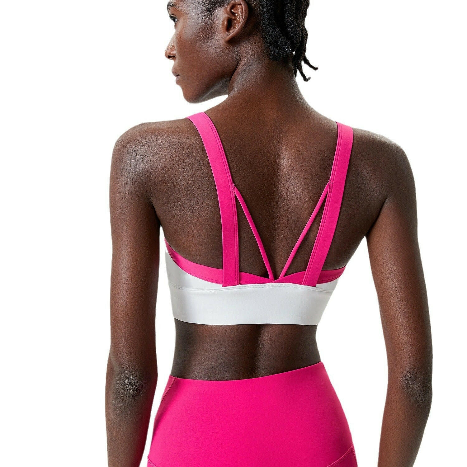 Sports bra, women's back, fitness vest, yoga bra.