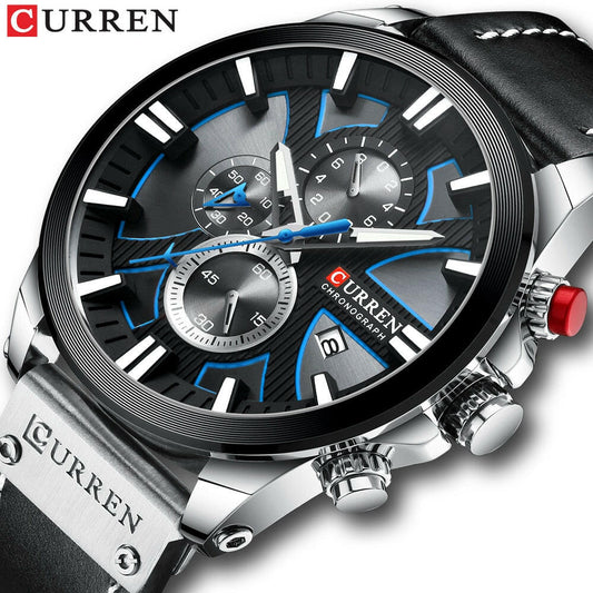 CURREN Chronograph Sport Men's Quartz Watch.