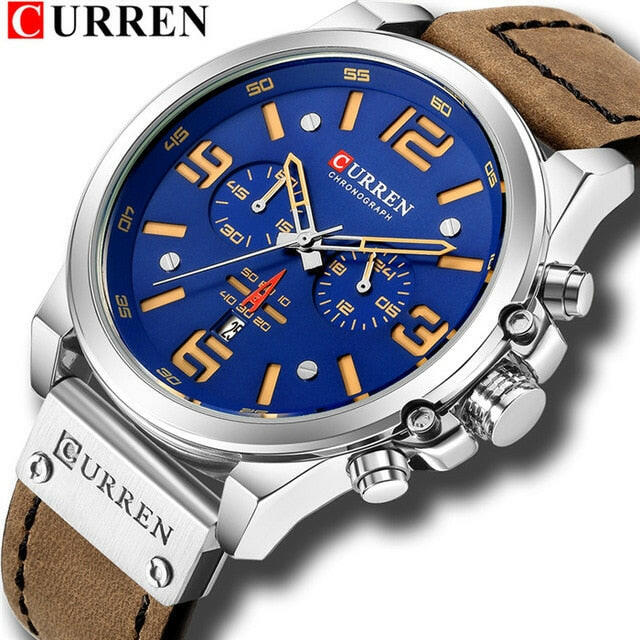 CURREN Men's Luxury Waterproof Sport Wrist Watch.