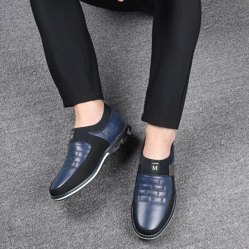 XPAY Genuine Leather Men Casual Shoes Brand 2019 Mens Loafers Moccasins Breathable Slip on Black Driving Shoes Plus Size 38-46.