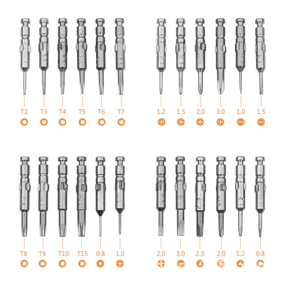 25 In 1 Leather Case Multi-Purpose Manual Screwdriver Set Mobile Phone Notebook Repair Tool.