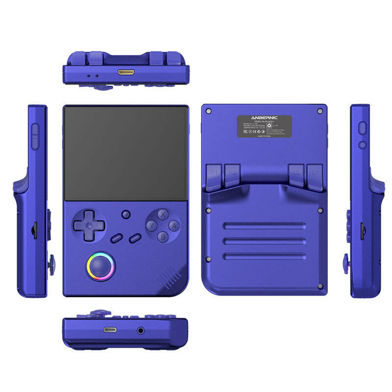 ANBERNIC RG40XXV Vertical Retro Handheld Game Console – Nostalgic Portable Gaming with Lighting Effect.