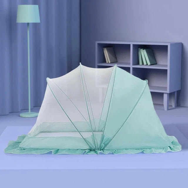 Crib Mosquito Net – Encrypted Children Yurt Portable Foldable Crib Tent.