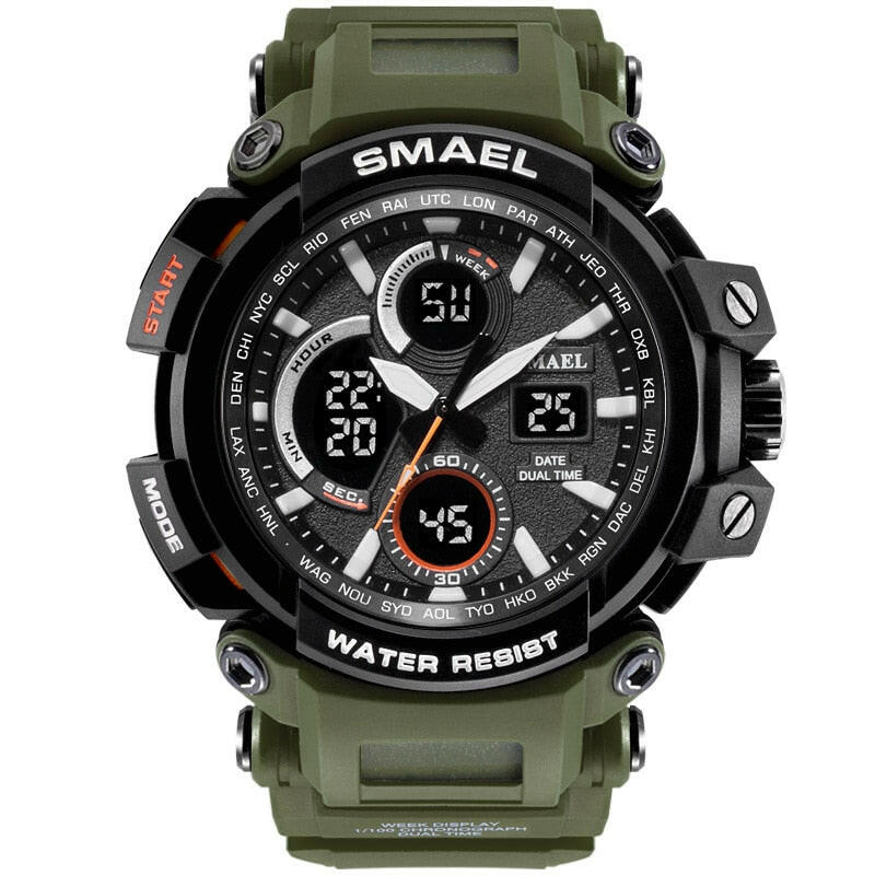 1708B Sport Watches Waterproof Men Watch LED Digital Watch Military Male Clock Relogio Masculino erkek kol saati Men Watch