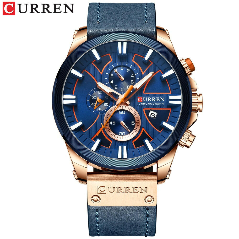 CURREN Chronograph Sport Men's Quartz Watch.