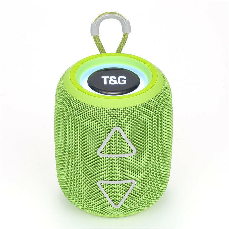 TG655 Portable Fabric Bluetooth Speaker – Mini Wireless Outdoor Subwoofer with LED Lights.