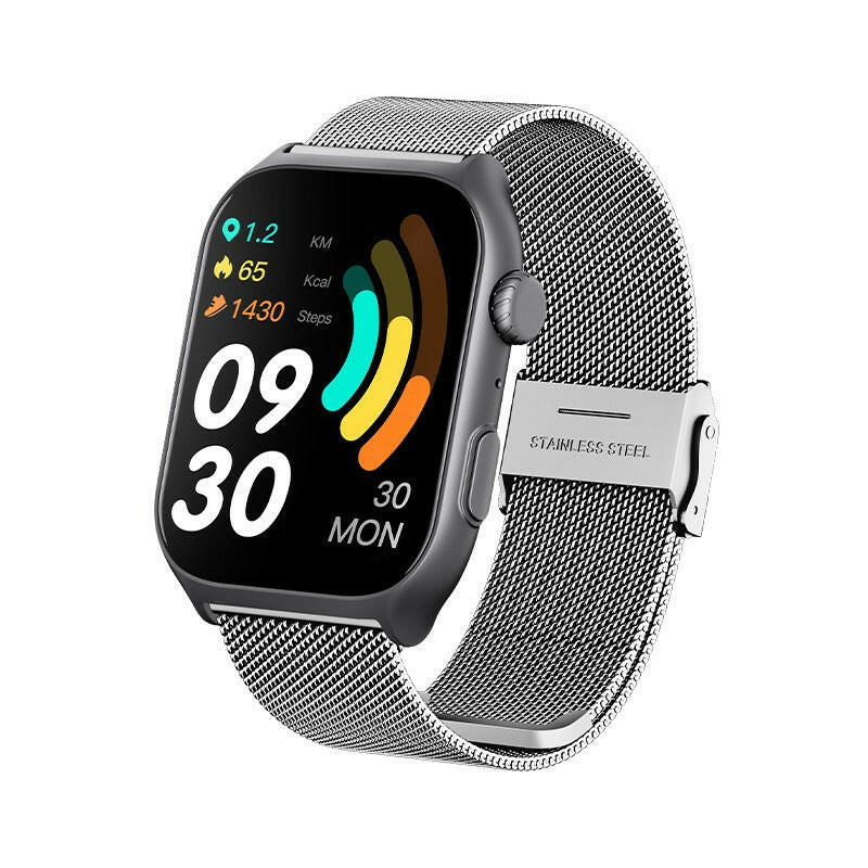 GTS7PRO Smartwatch – Multi-Language Support with Double Button, Full-Screen Color, Heart Rate Monitoring & More.