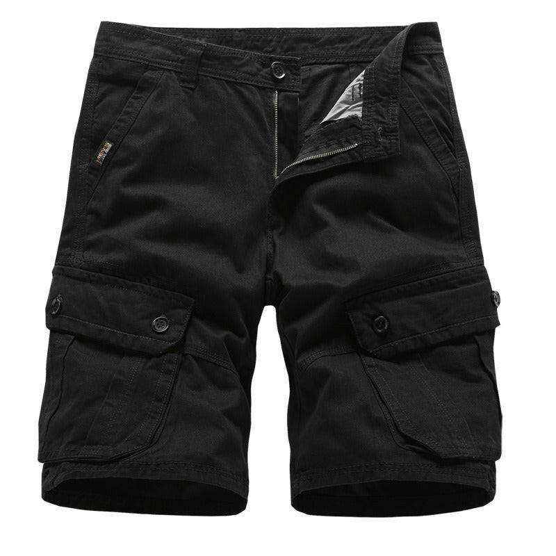 Mens Pants Summer Casual Pants Mens Capris Loose Cargo Pants Cotton Shorts Mens Large Sweatpants Pants.