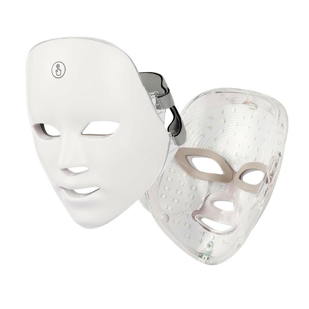 USB Rechargeable LED Photon Facial Mask – Skin Rejuvenation & Beauty Therapy.