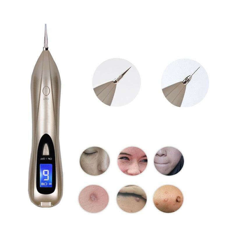 Laser Plasma Pen – LCD Skin Care Point Pen for Wart, Skin Tag, and Tattoo Removal.