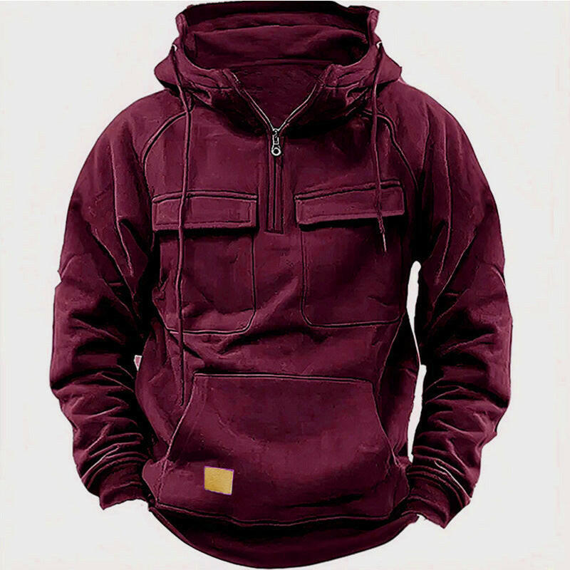 Men's Autumn & Winter Hooded Youth Hoodie – Casual Workwear Hoodie.