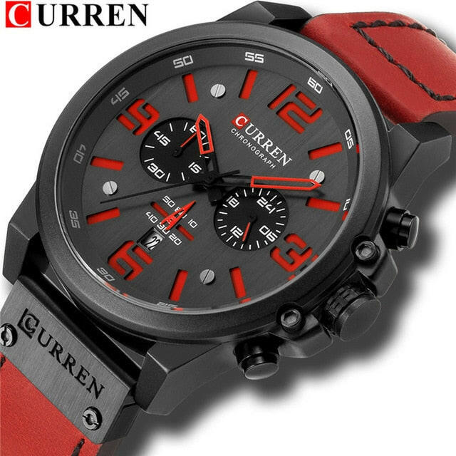 CURREN Men's Luxury Waterproof Sport Wrist Watch.