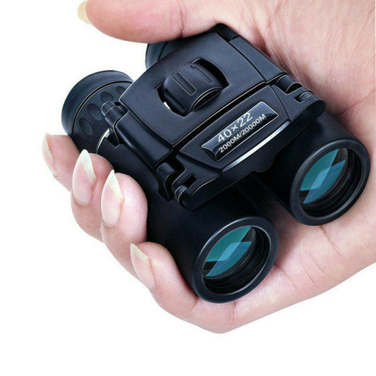 40x22 HD Binoculars Telescopic Glasses Factory HD Low Light Night Vision Outdoor Pocket Mini.