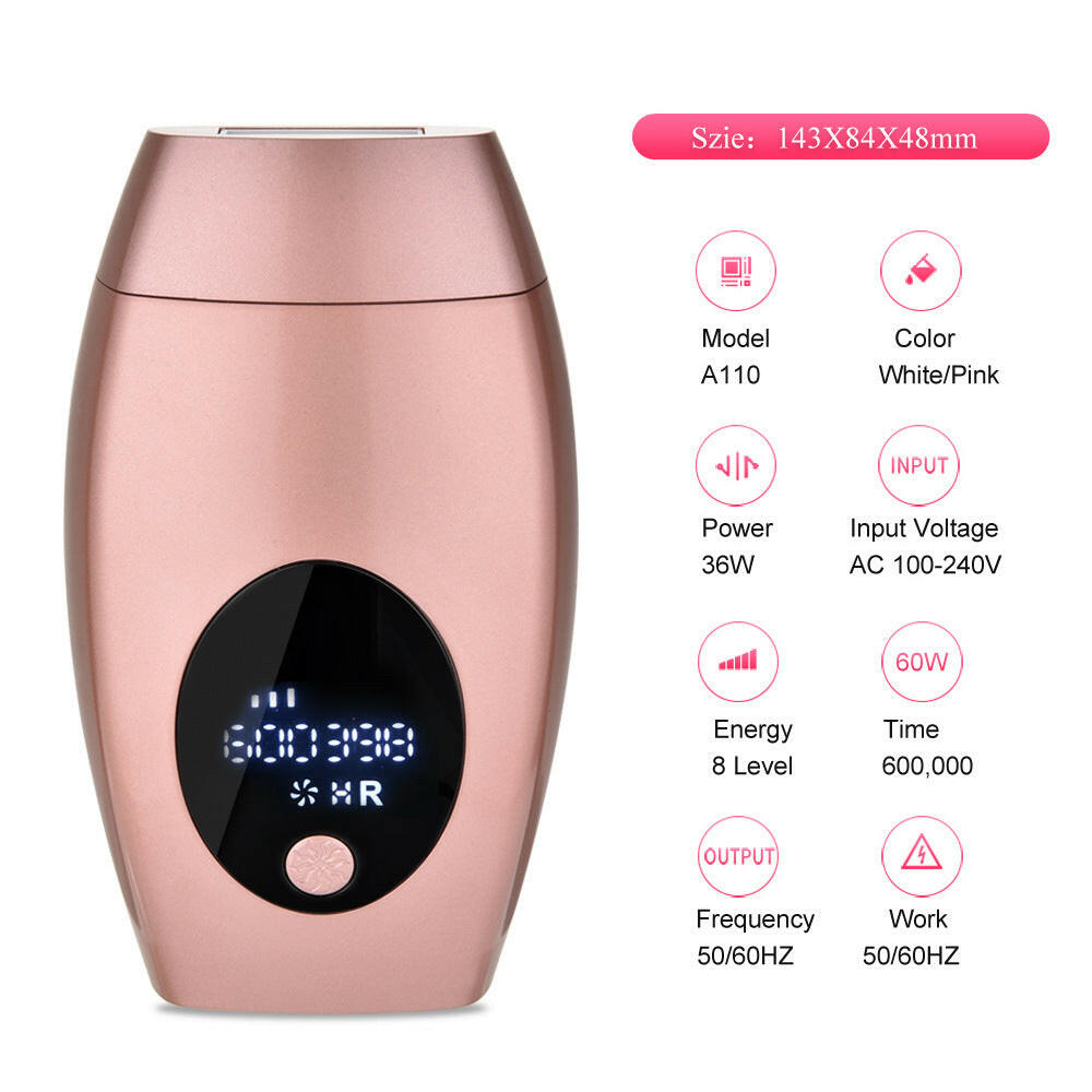 All-In-One Laser Hair Removal & Skin Rejuvenation Device – LCD IPL Machine for Permanent Hair Reduction & Acne Treatment.