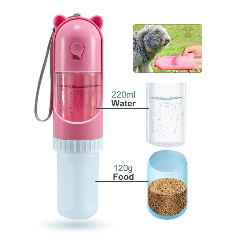 Outdoor Portable Pet Water and Food Cup.