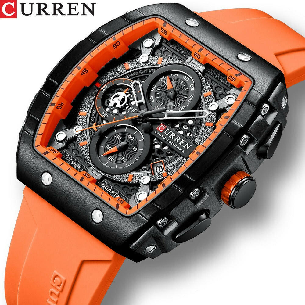 CURREN 8442 Men’s Waterproof Multifunctional Watch.