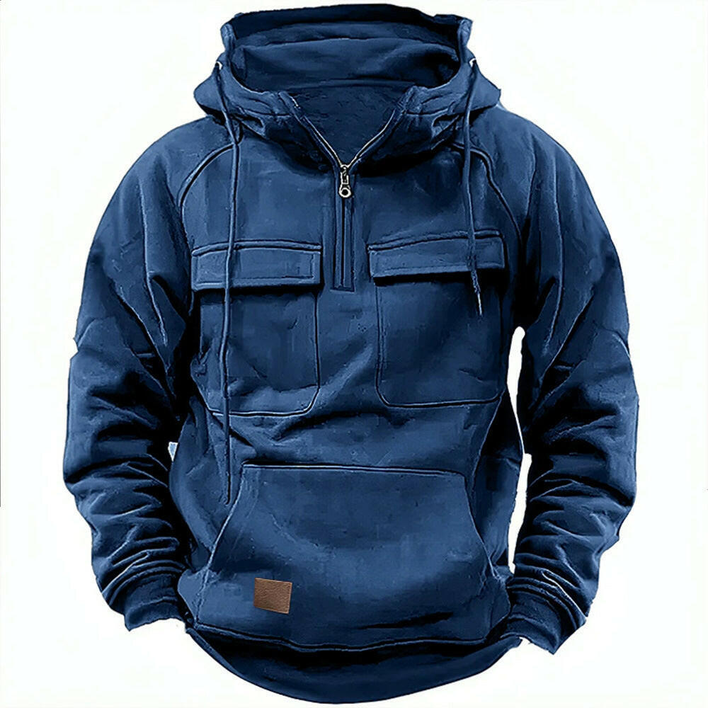 Men's Autumn & Winter Hooded Youth Hoodie – Casual Workwear Hoodie.