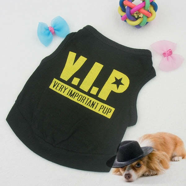 Dog T-shirt - VIP Pets Summer Apparel.