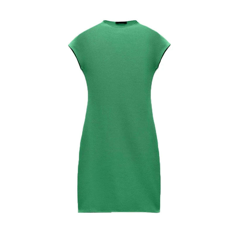 Knitted Short Dresses for Women Elastic Bodycon Dress Woman  Womens Mini Dresses Female.