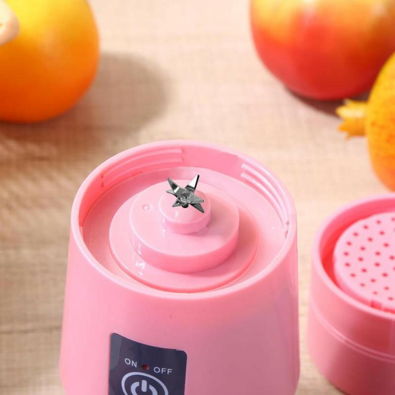 380ML 2/4/6 Blades Handhels Juicer Bottle Portable Mini USB Electric Fruit Citrus Lemon Juicer Blender Squeezer Reamer Machine.