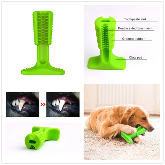 Dog Toothbrush Chew Toy - The World's Most Effective Dog Toothbrush.