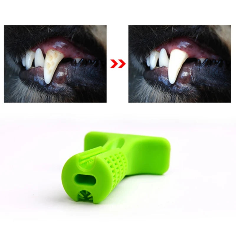 Dog Toothbrush Chew Toy - The World's Most Effective Dog Toothbrush.