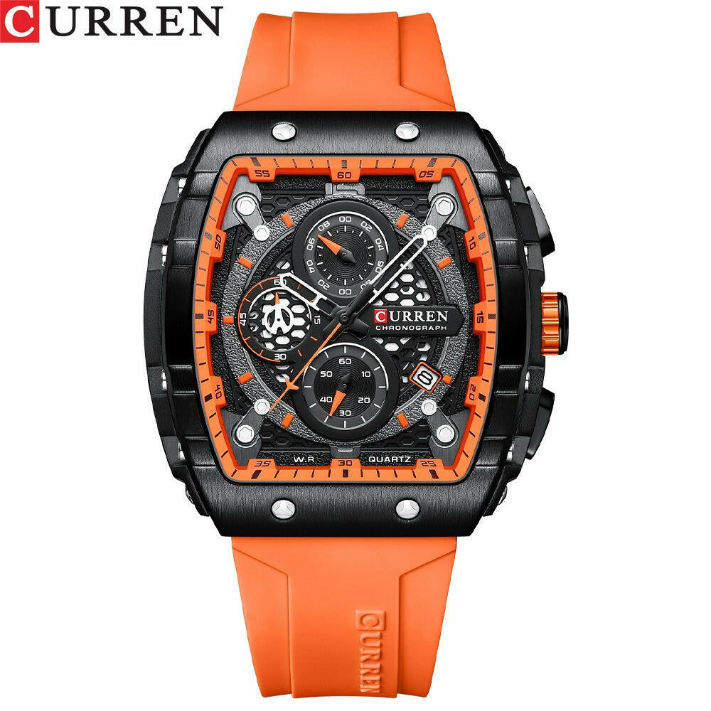 CURREN 8442 Men’s Waterproof Multifunctional Watch.