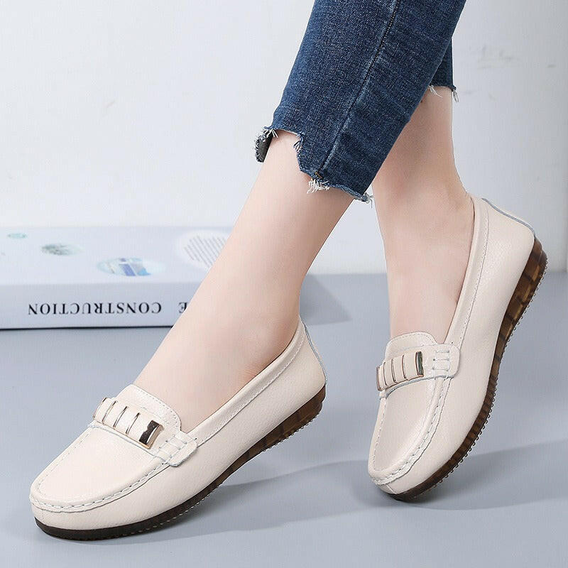 Women’s Korean Leather Flats.