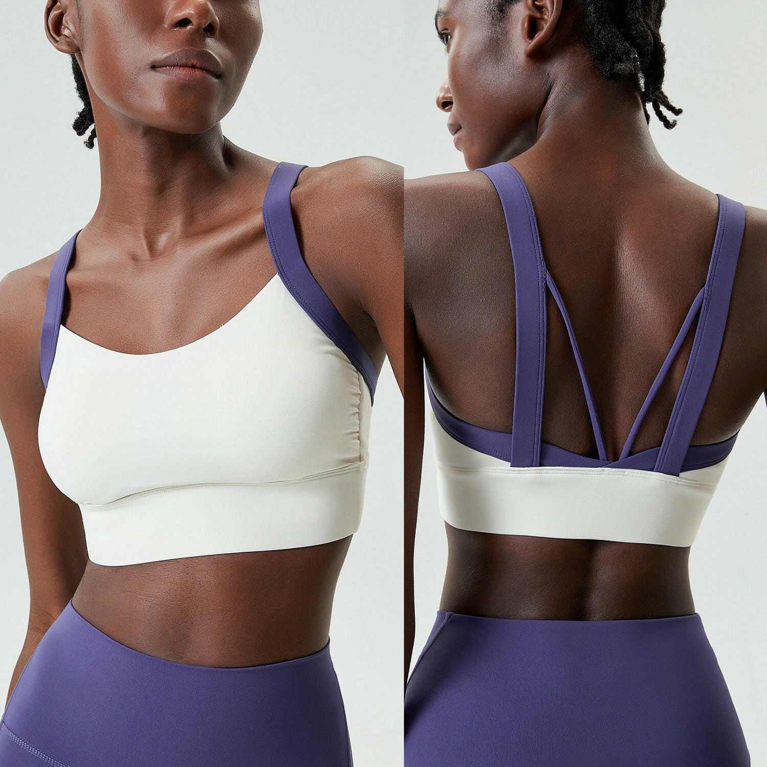 Sports bra, women's back, fitness vest, yoga bra.