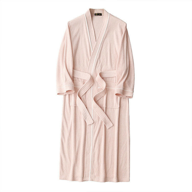 Men's and Women's Towel Fabric Bathrobe.