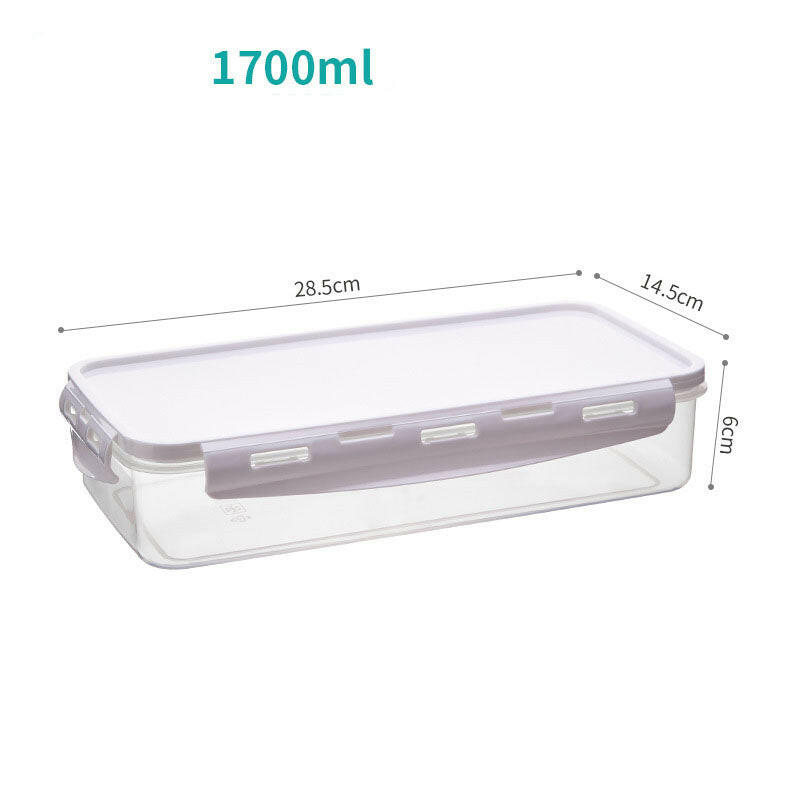 Japanese Style Refrigerator Storage Box Food Freezer Box Kitchen Storage Fresh Keeping Plastic Storage Sealed Box.