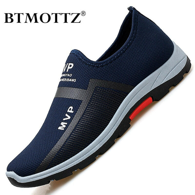 Summer Mesh Men Shoes Lightweight Sneakers Men Fashion Casual Walking Shoes Breathable Slip on Mens Loafers Zapatillas Hombre.