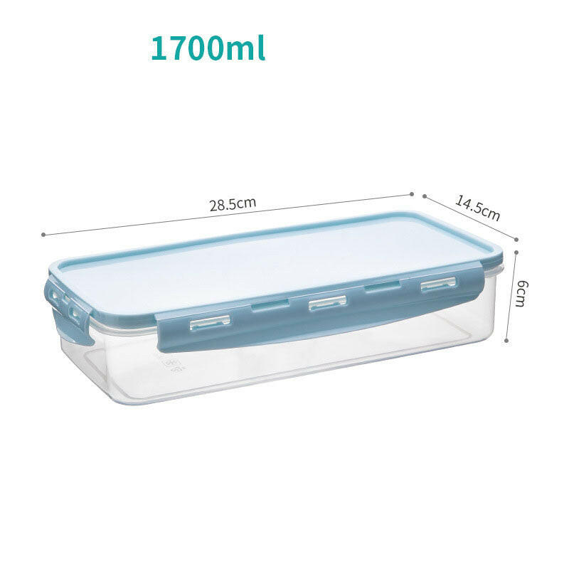 Japanese Style Refrigerator Storage Box Food Freezer Box Kitchen Storage Fresh Keeping Plastic Storage Sealed Box.