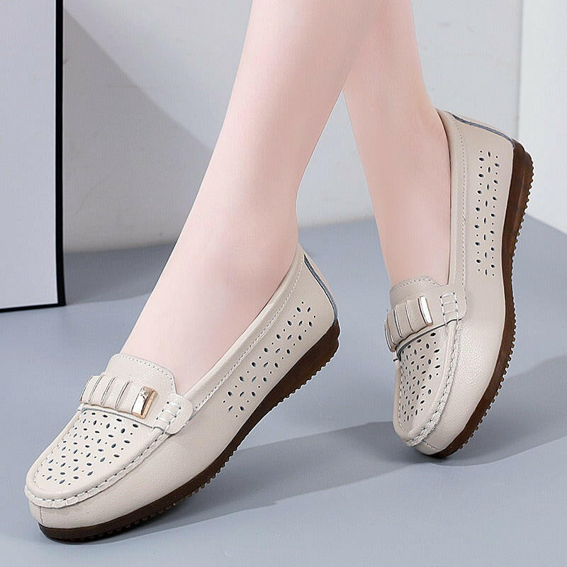 Women’s Korean Leather Flats.