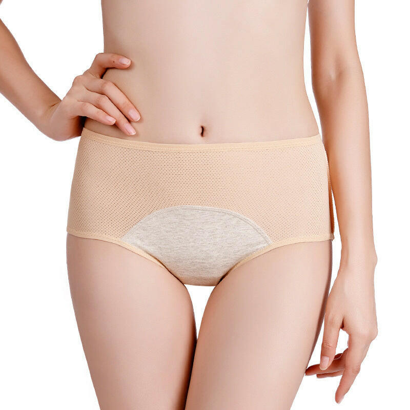 Women's Comfortable Mesh Physiological Sanitary Pants – Anti-Leakage Triangular Underwear.