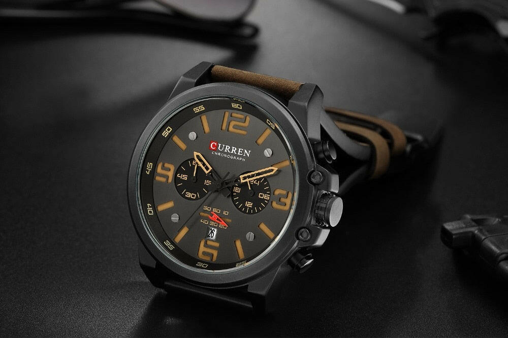 CURREN Men's Luxury Waterproof Sport Wrist Watch.