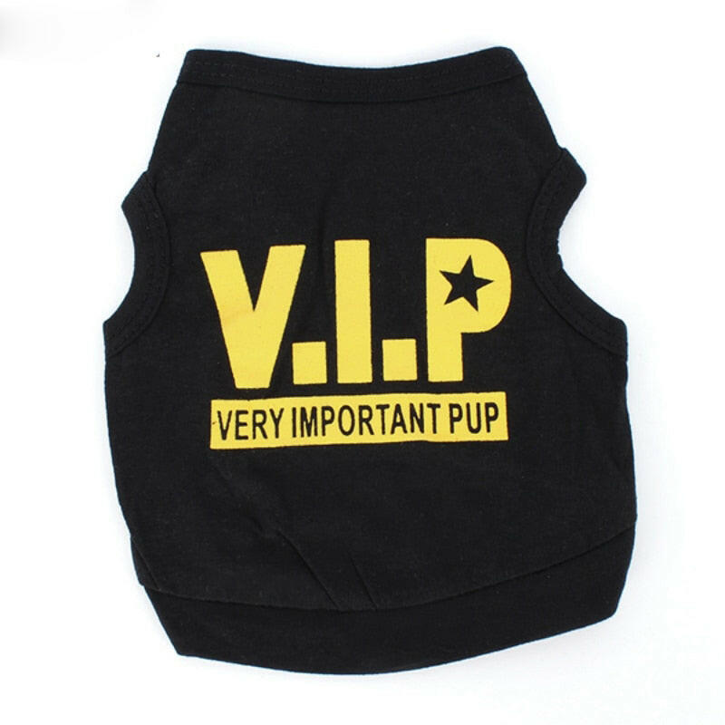 Dog T-shirt - VIP Pets Summer Apparel.